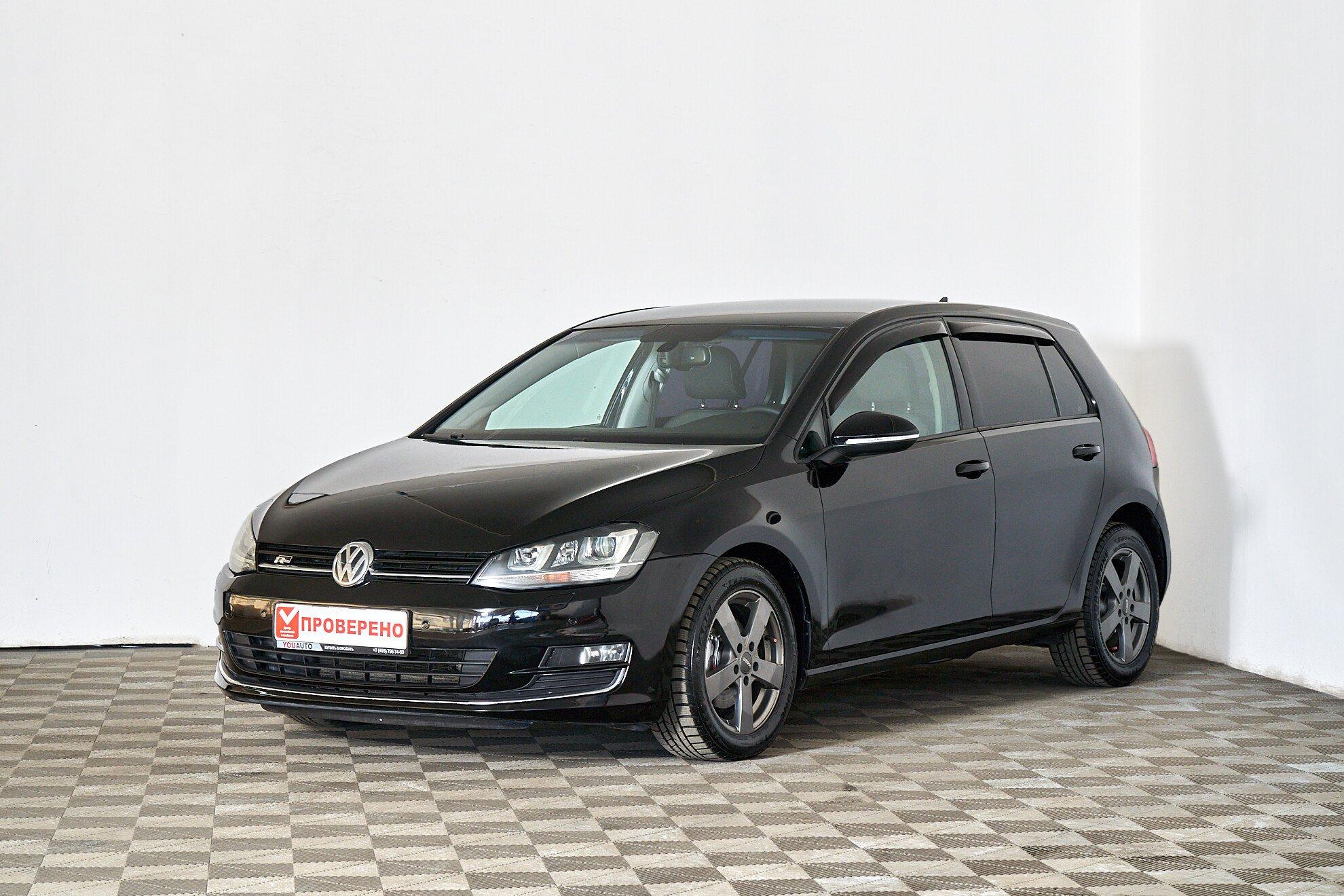 Volkswagen Golf 2013, черный