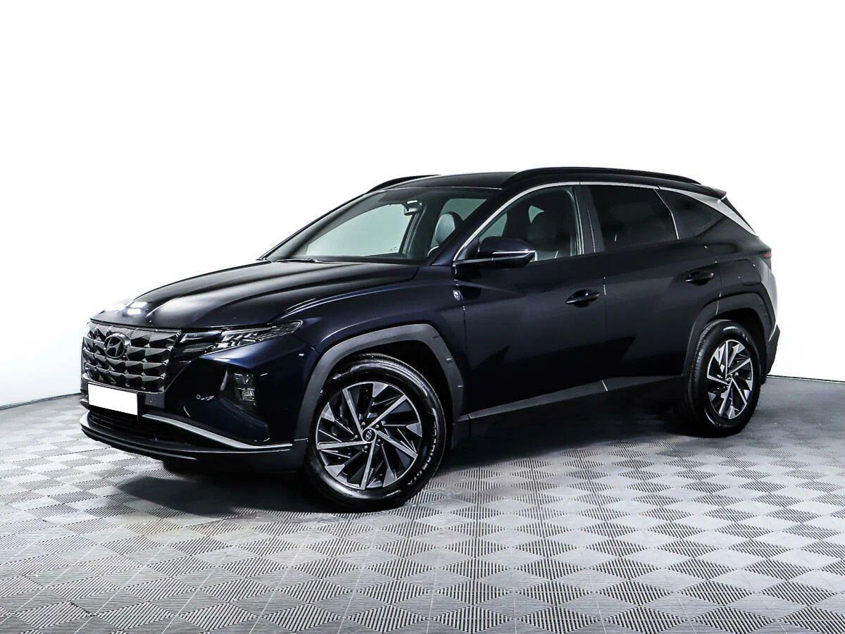 Hyundai Tucson 2022, синий