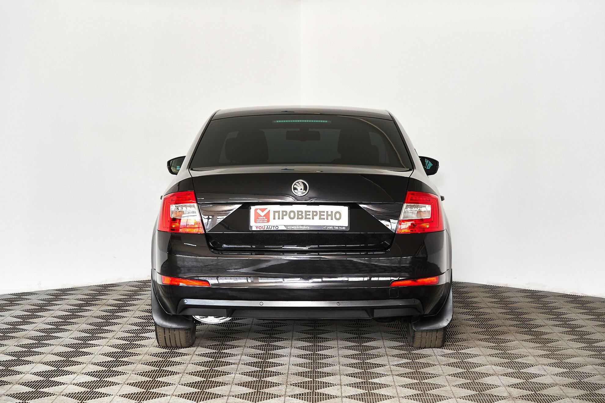 Skoda Octavia 2016, черный