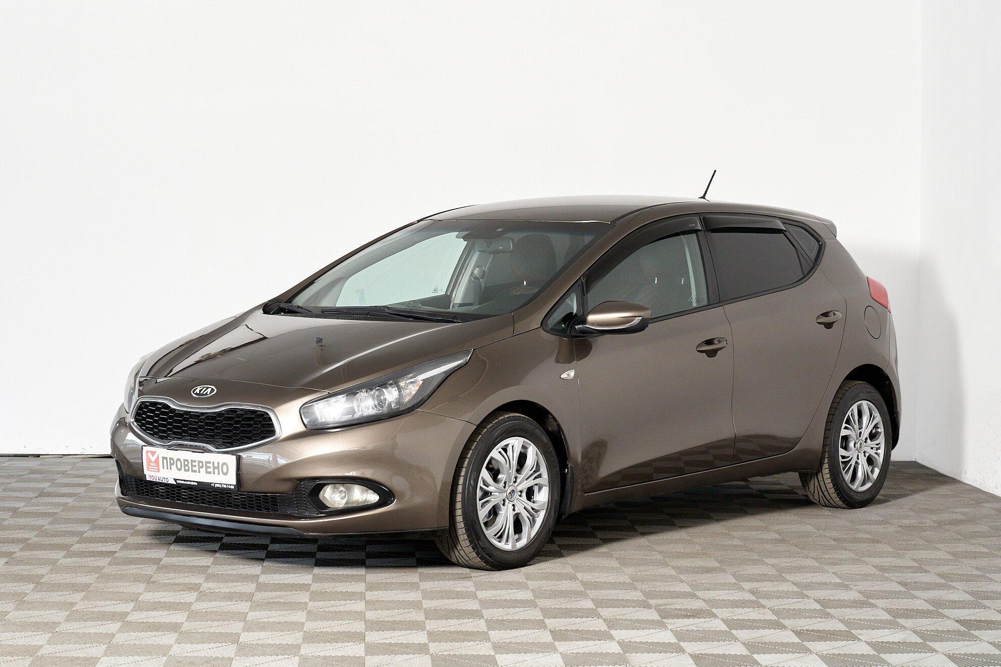 Kia Ceed 2014, коричневый