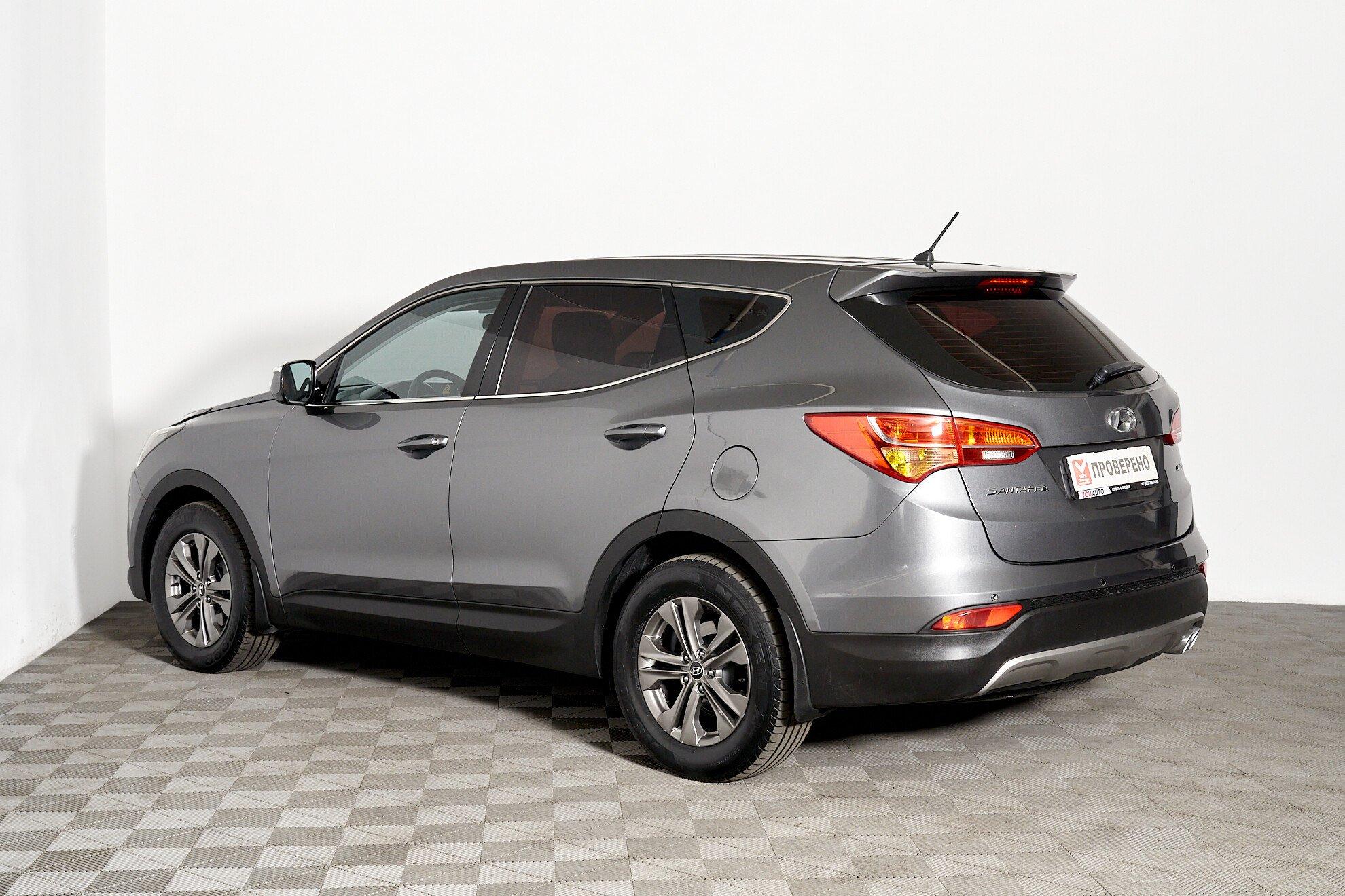 Hyundai Santa Fe 2014, серый