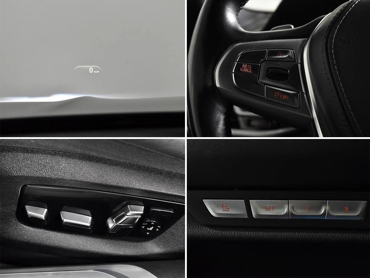 BMW 7 серии 2018, черный