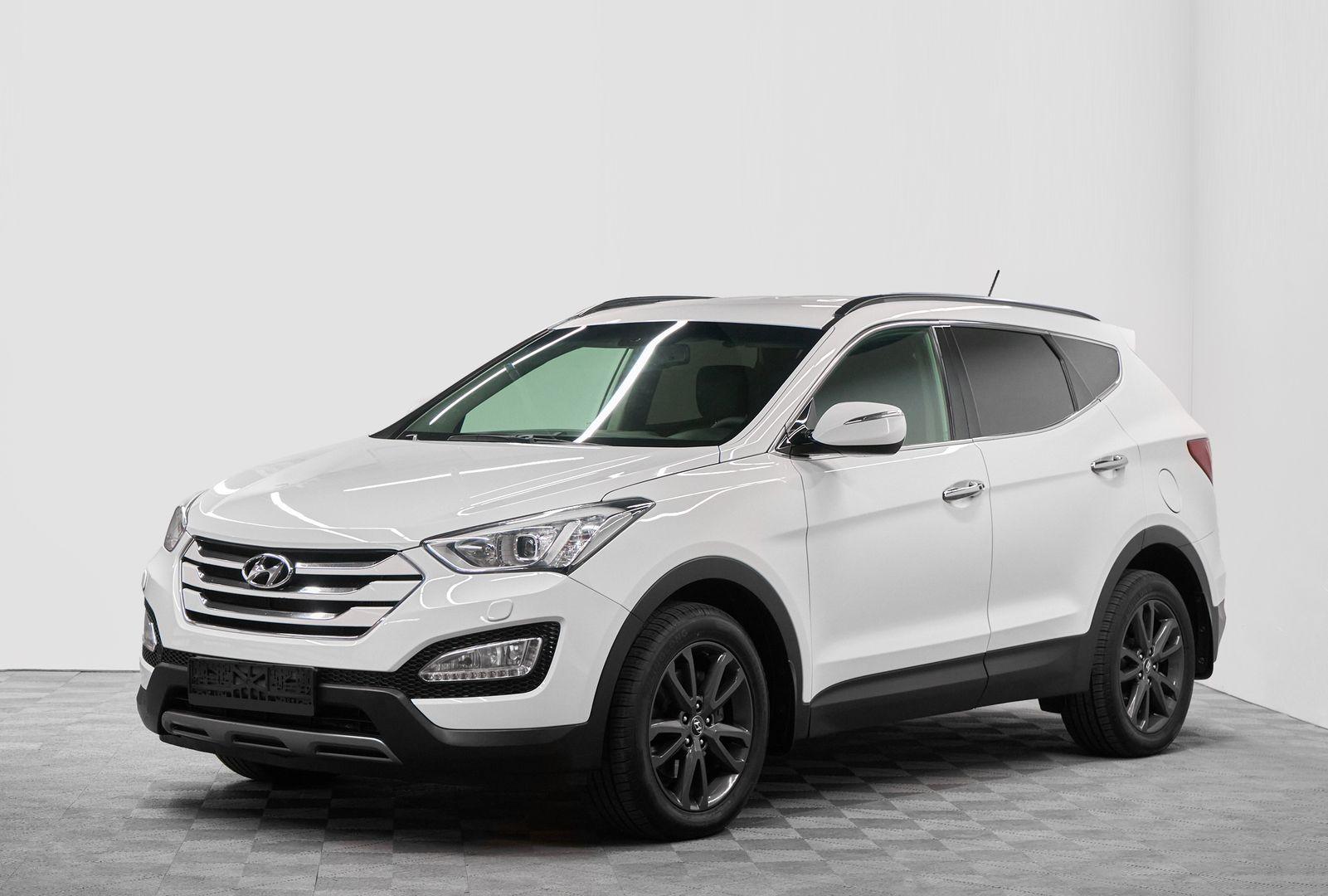 Hyundai Santa Fe 2013, белый