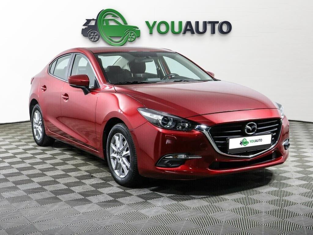 Mazda 3 2018, красный