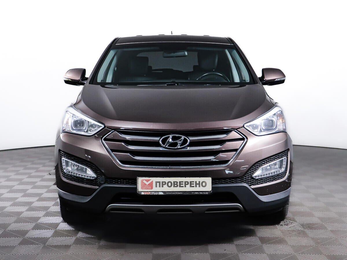 Hyundai Santa Fe 2015, коричневый