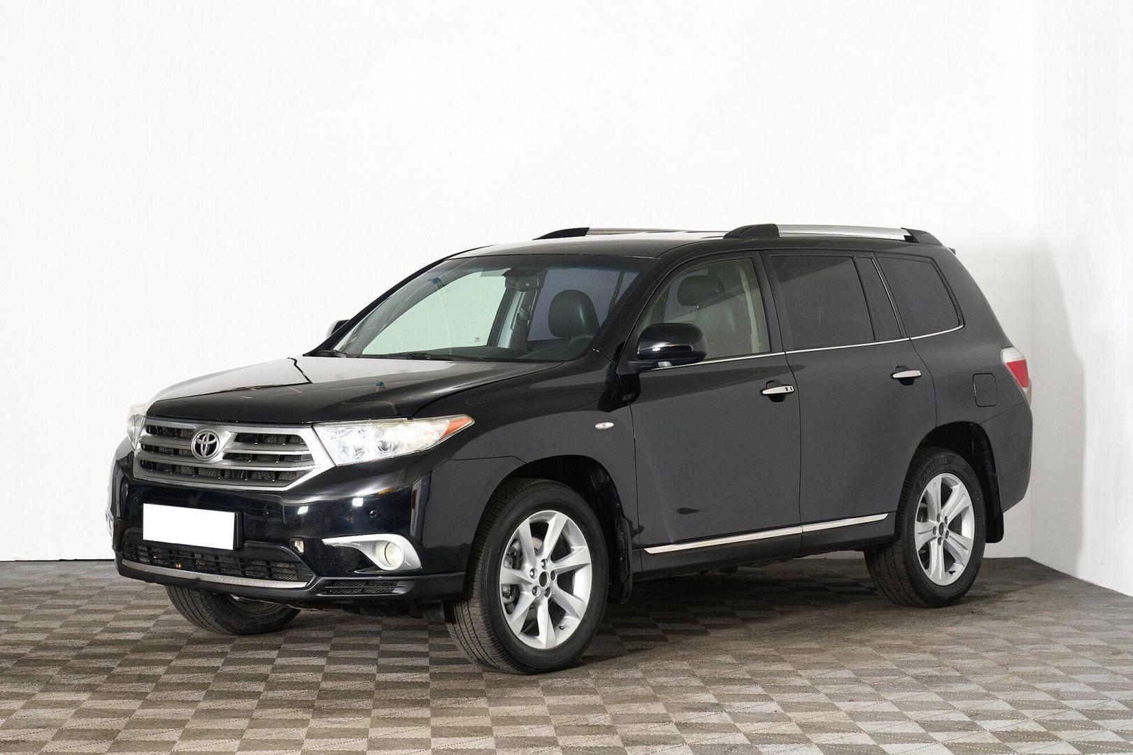 Toyota Highlander 2013, черный