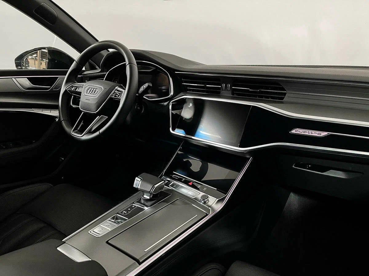 Audi A7 2020, зеленый