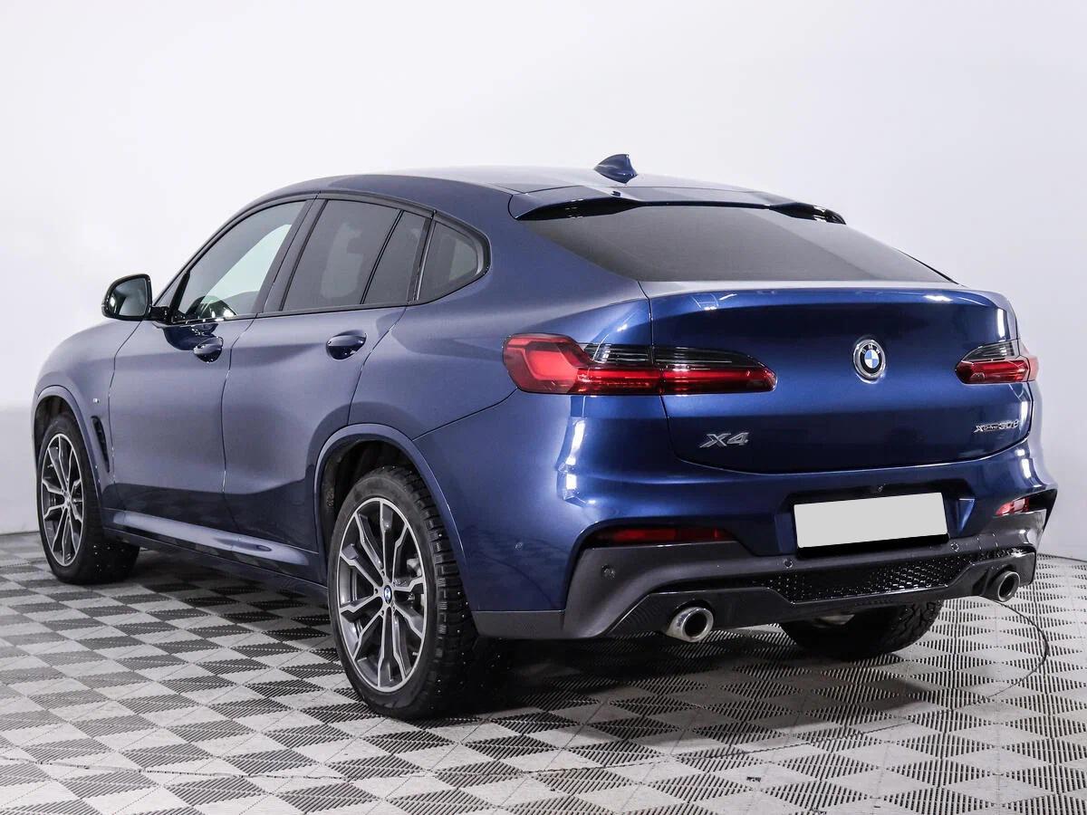 BMW X4 2021, синий