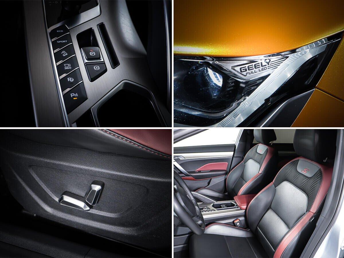 Geely Coolray 2022, желтый