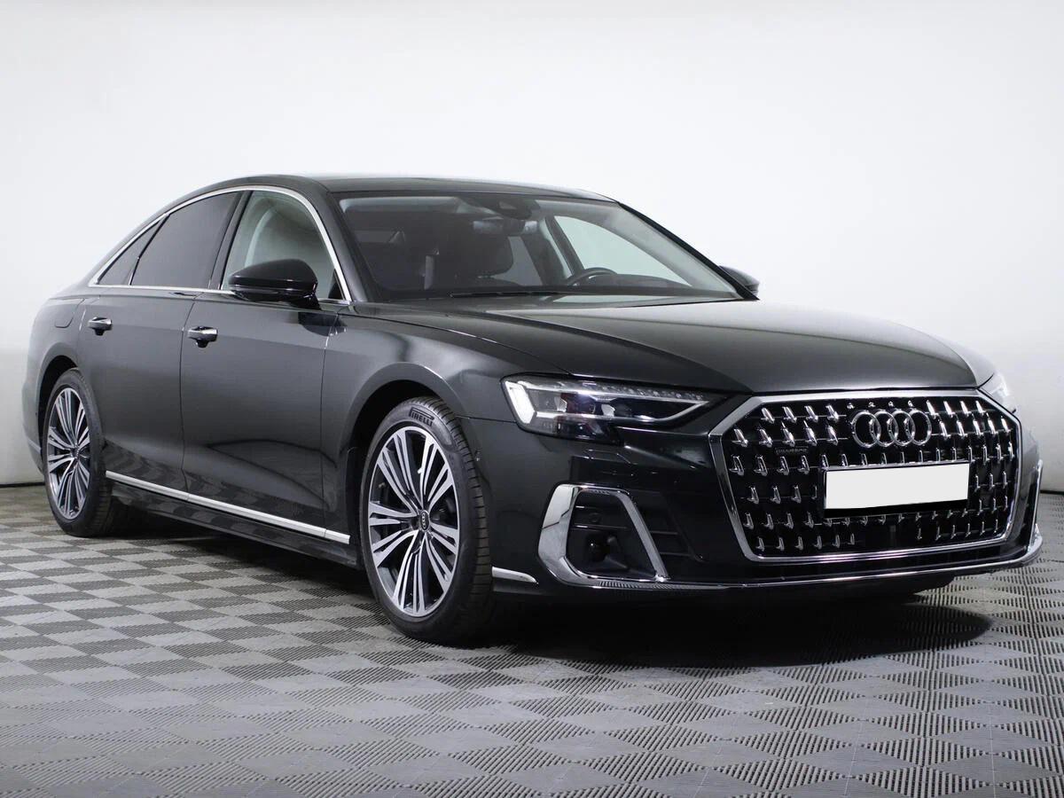 Audi A8 2021, черный
