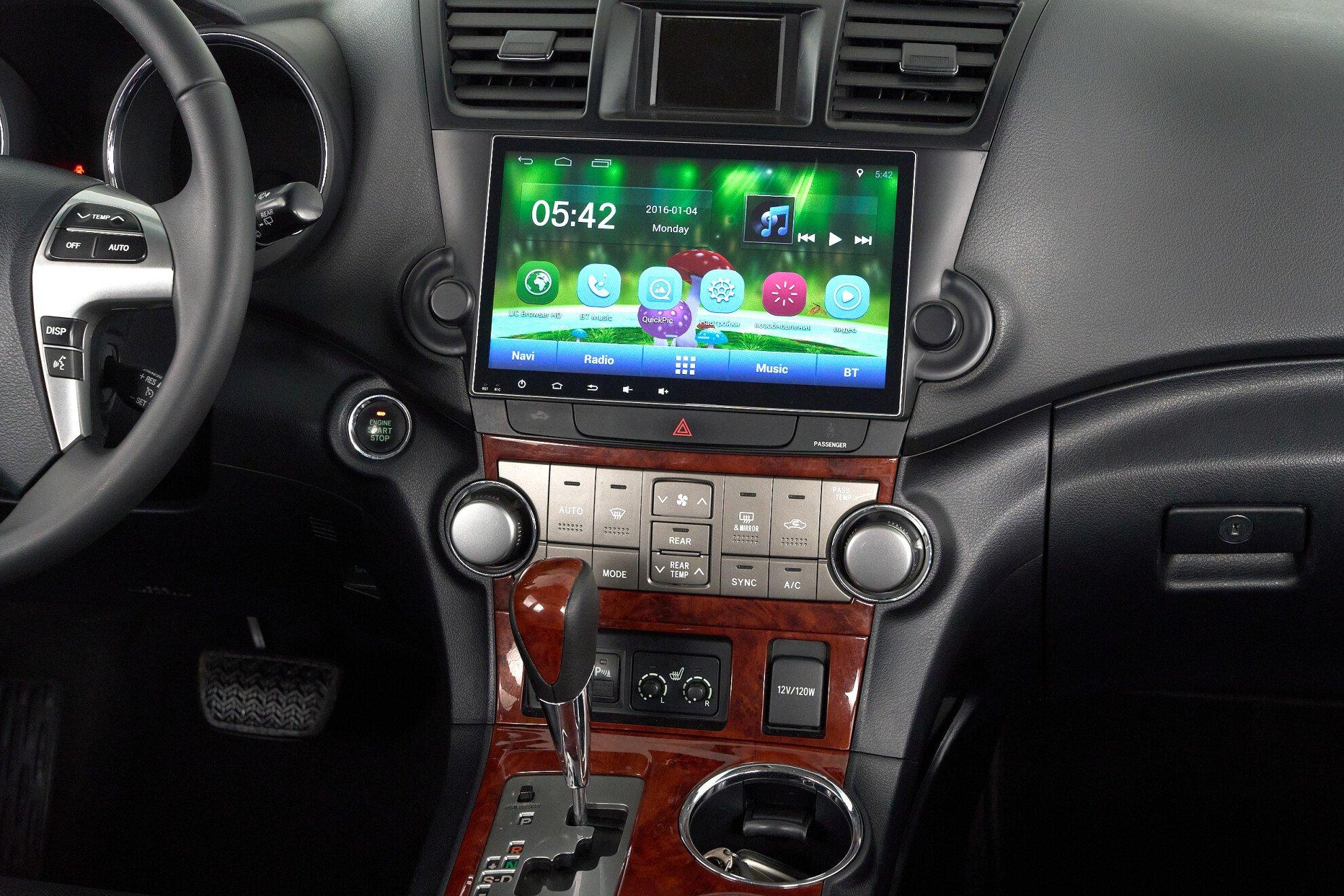 Toyota Highlander 2013, черный