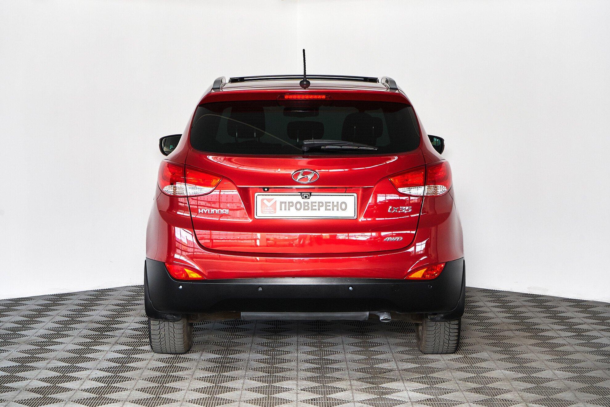 Hyundai ix35 2010, красный