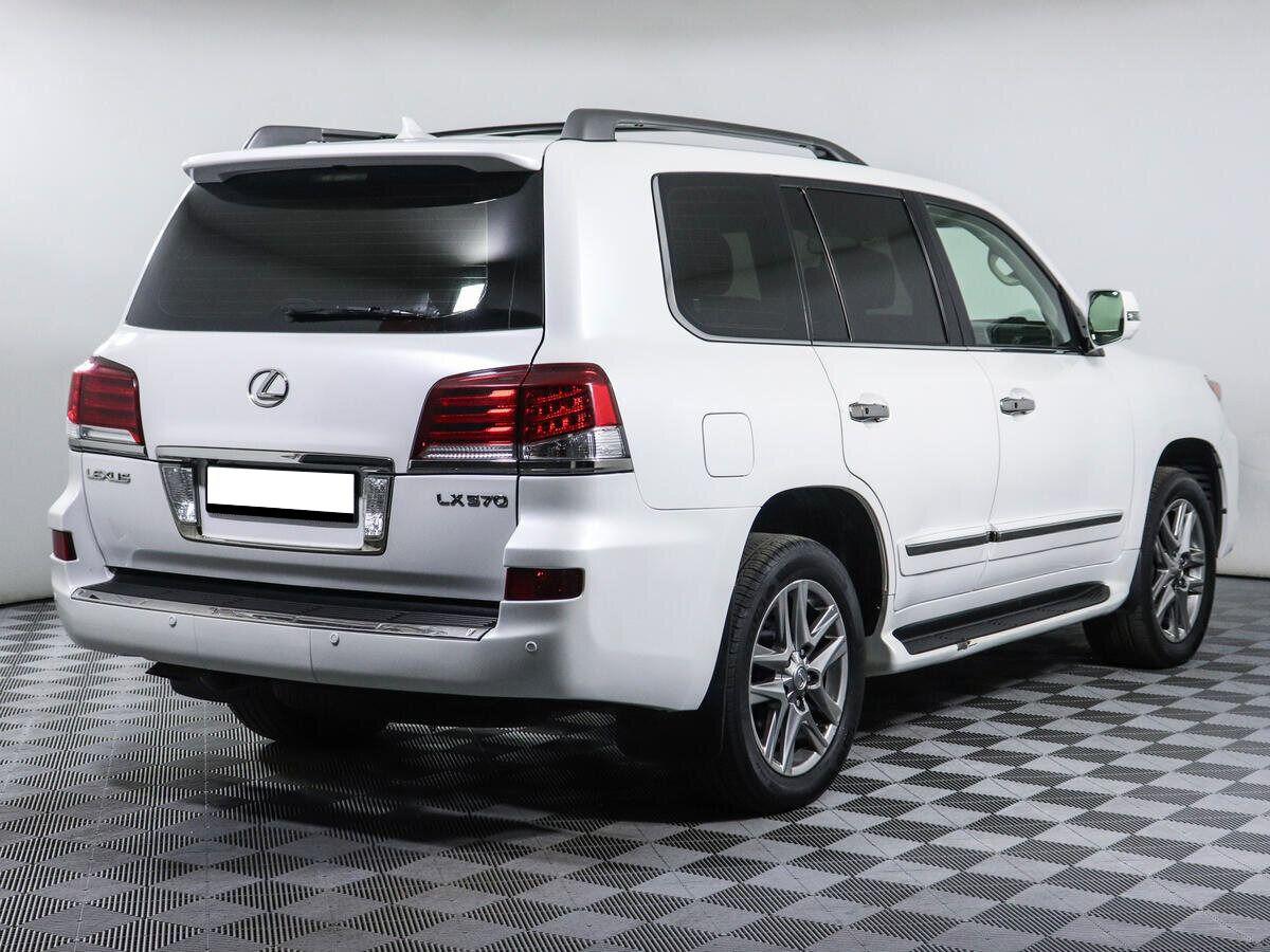 Lexus LX 2012, белый