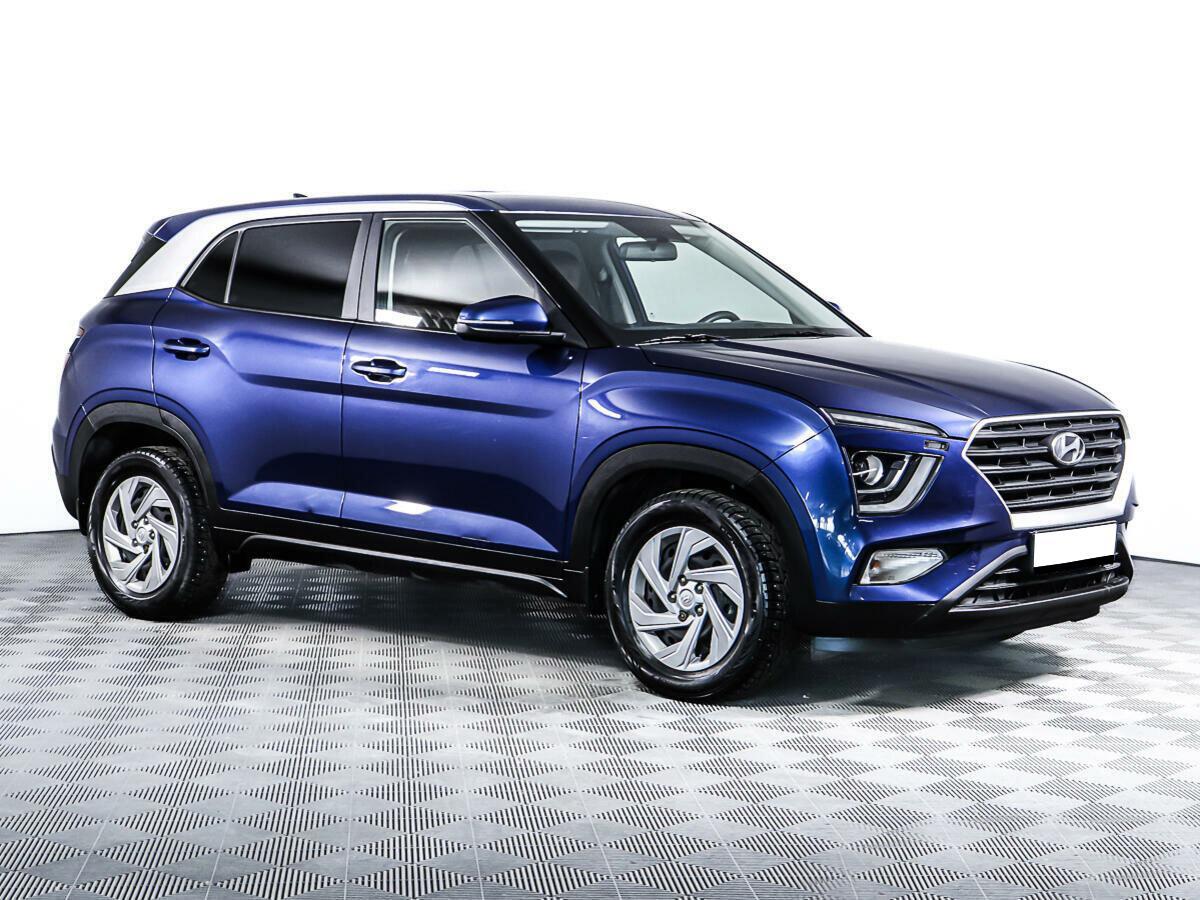 Hyundai Creta 2022, синий