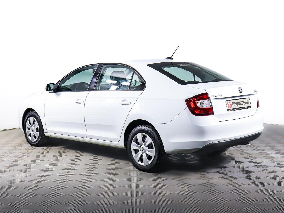 Skoda Rapid 2019, белый