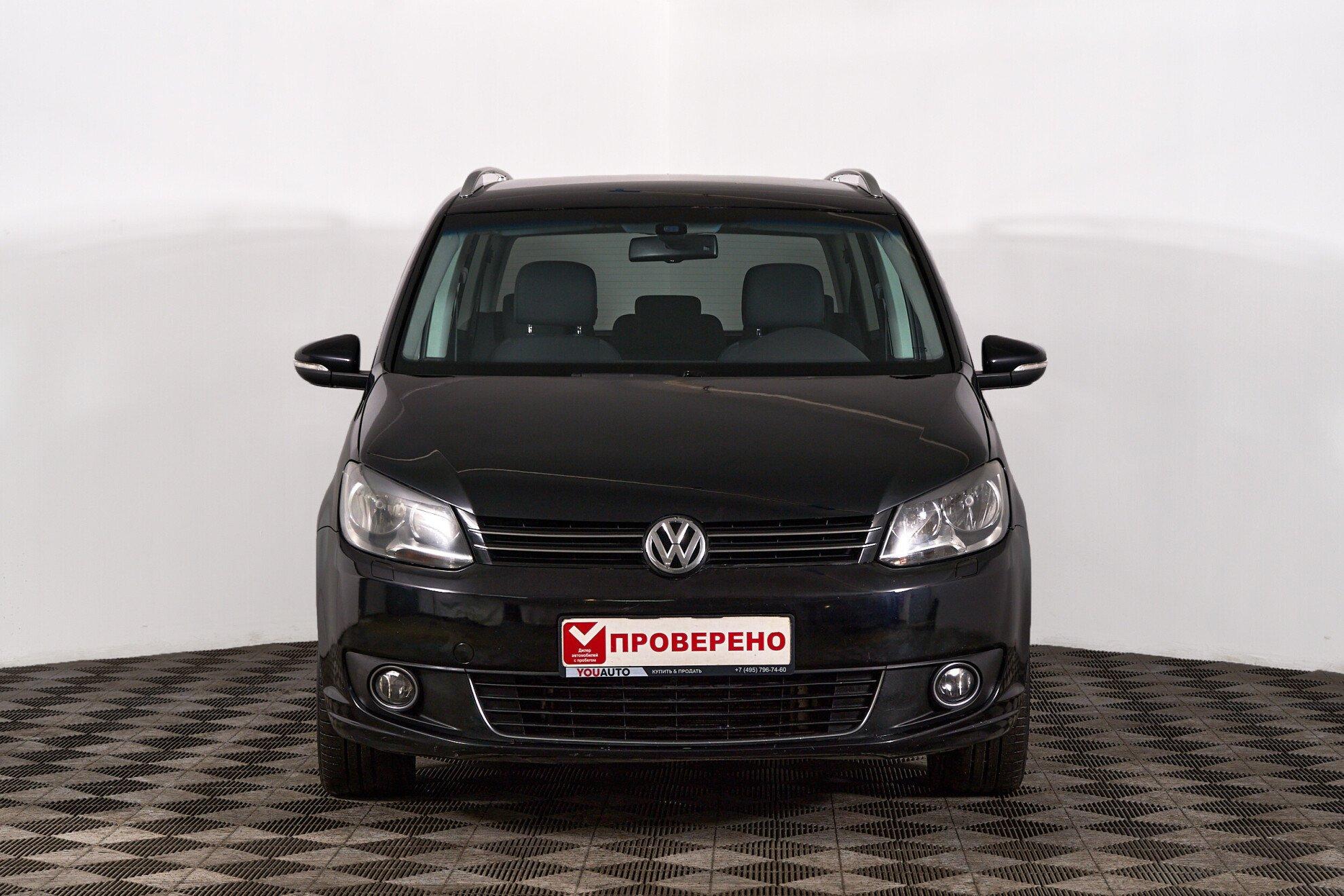 Volkswagen Touran 2012, черный