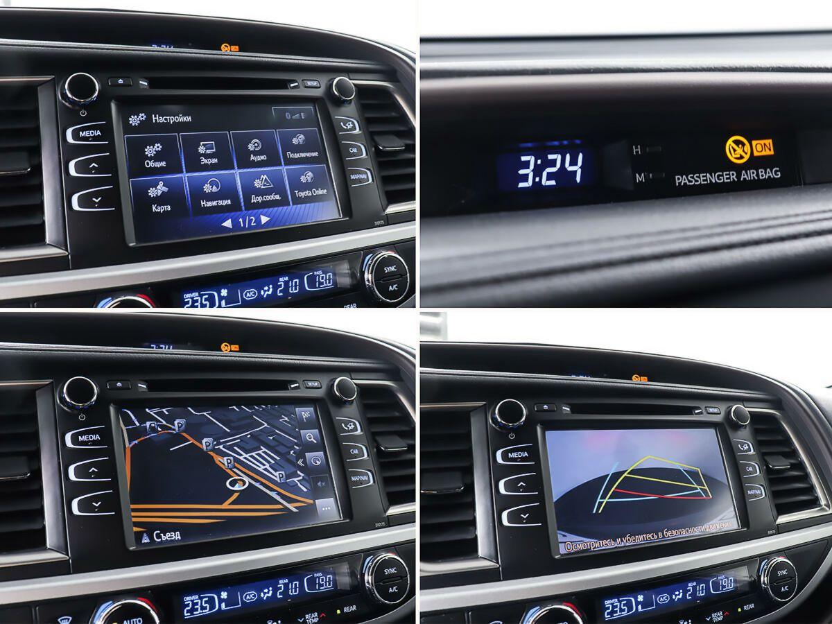 Toyota Highlander 2019, серый