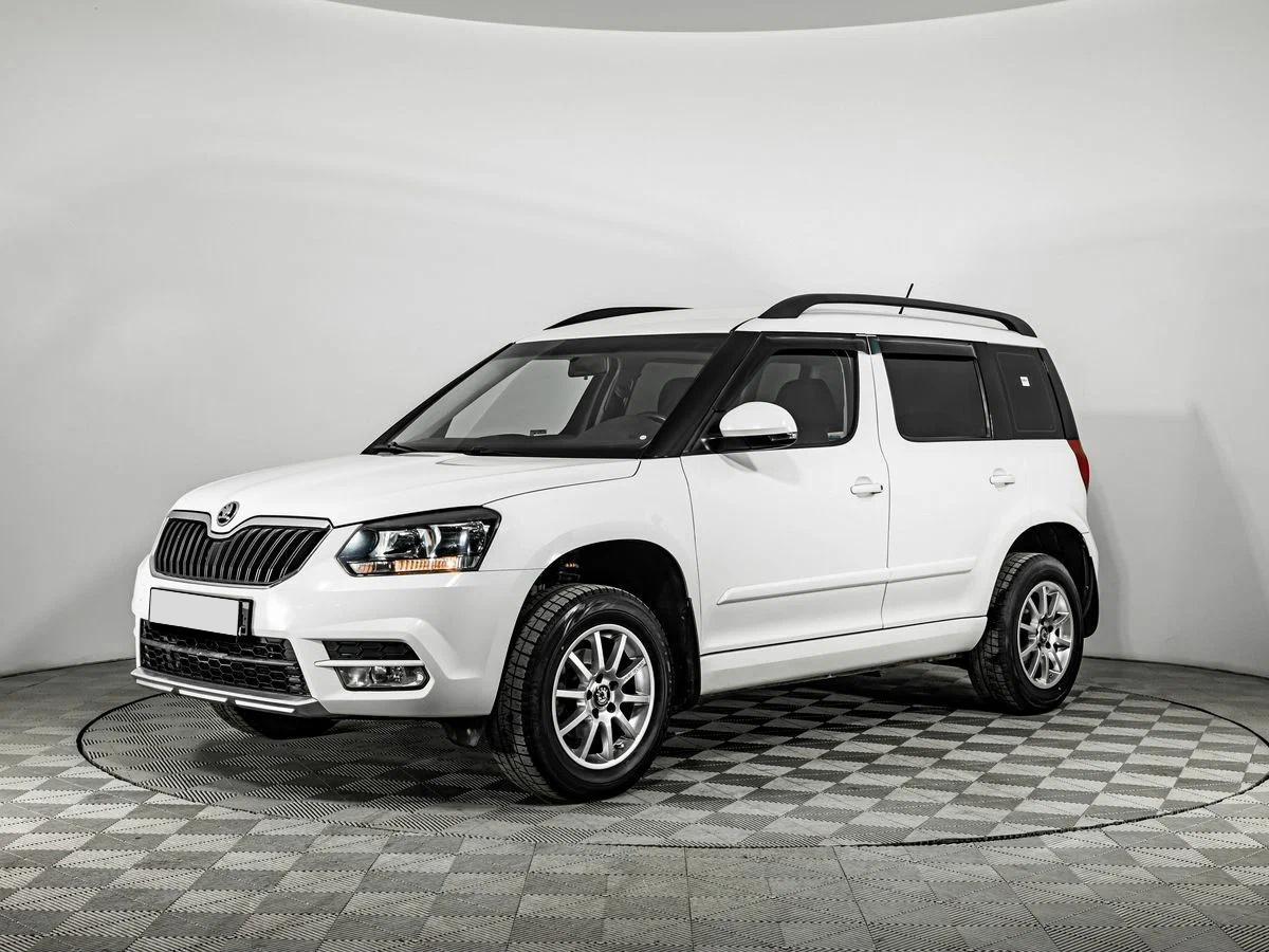 Skoda Yeti 2014, белый