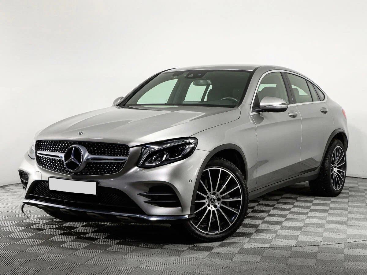 Mercedes-Benz GLC Coupe 2018, серый