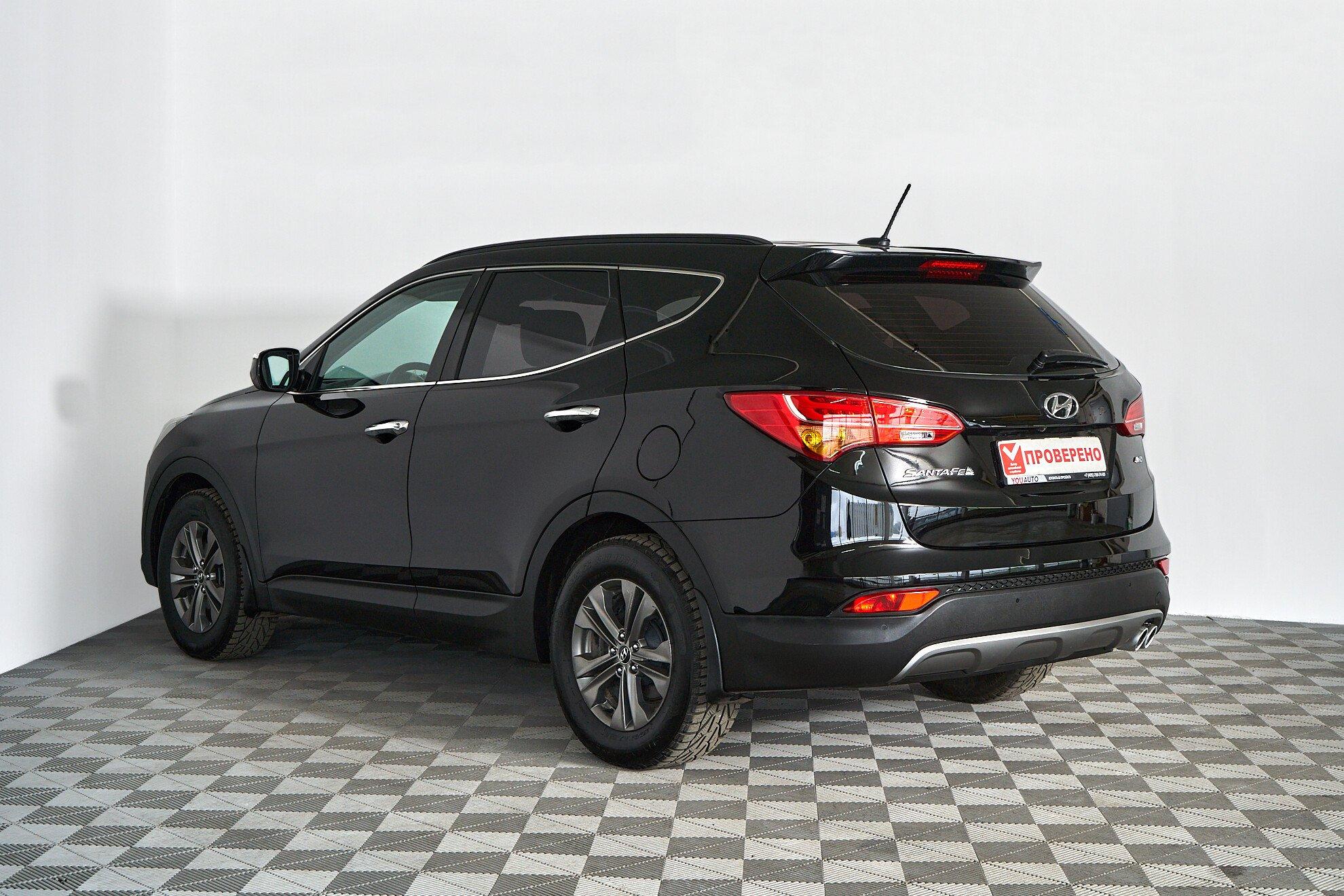 Hyundai Santa Fe 2013, черный