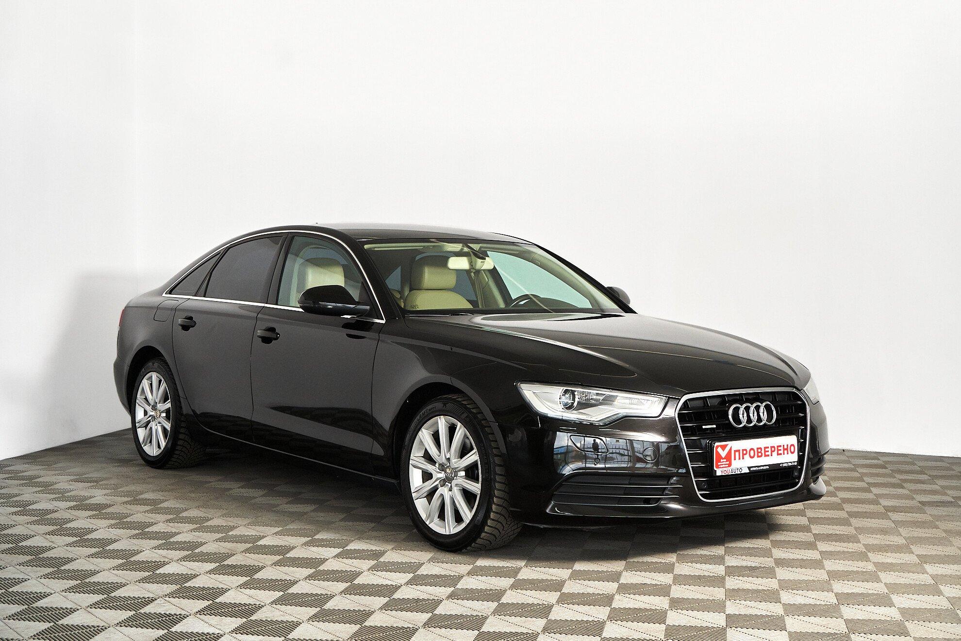 Audi A6 2012, черный