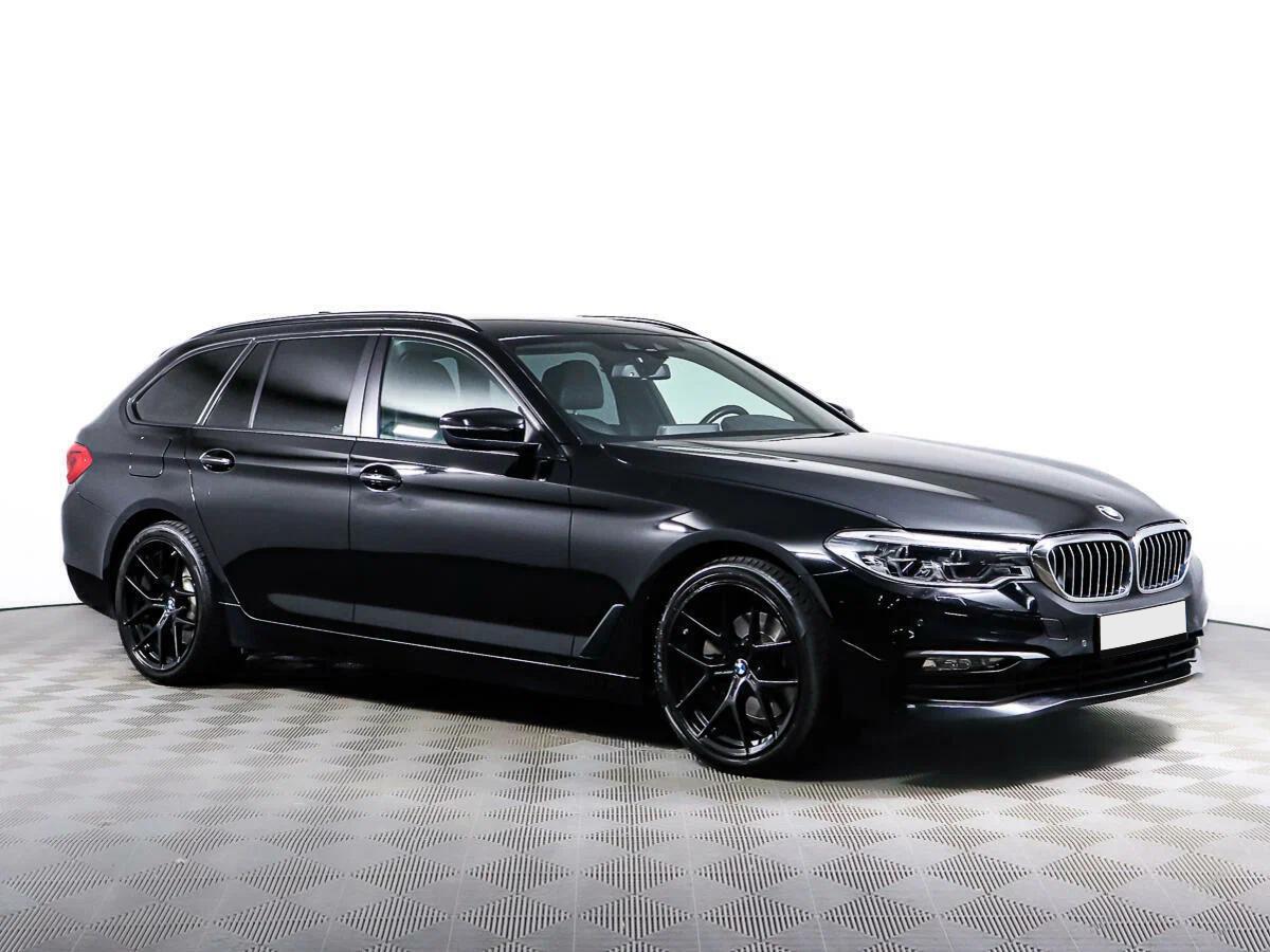 BMW 5 серии 2019, черный