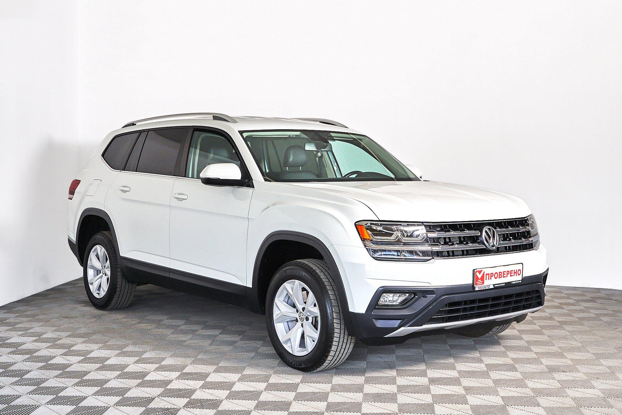 Volkswagen Atlas 2017, белый