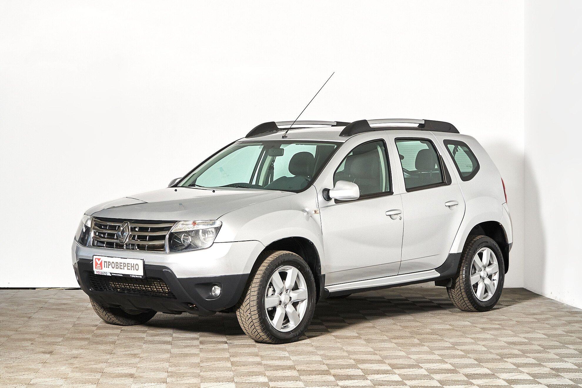 Renault Duster 2014, серебряный