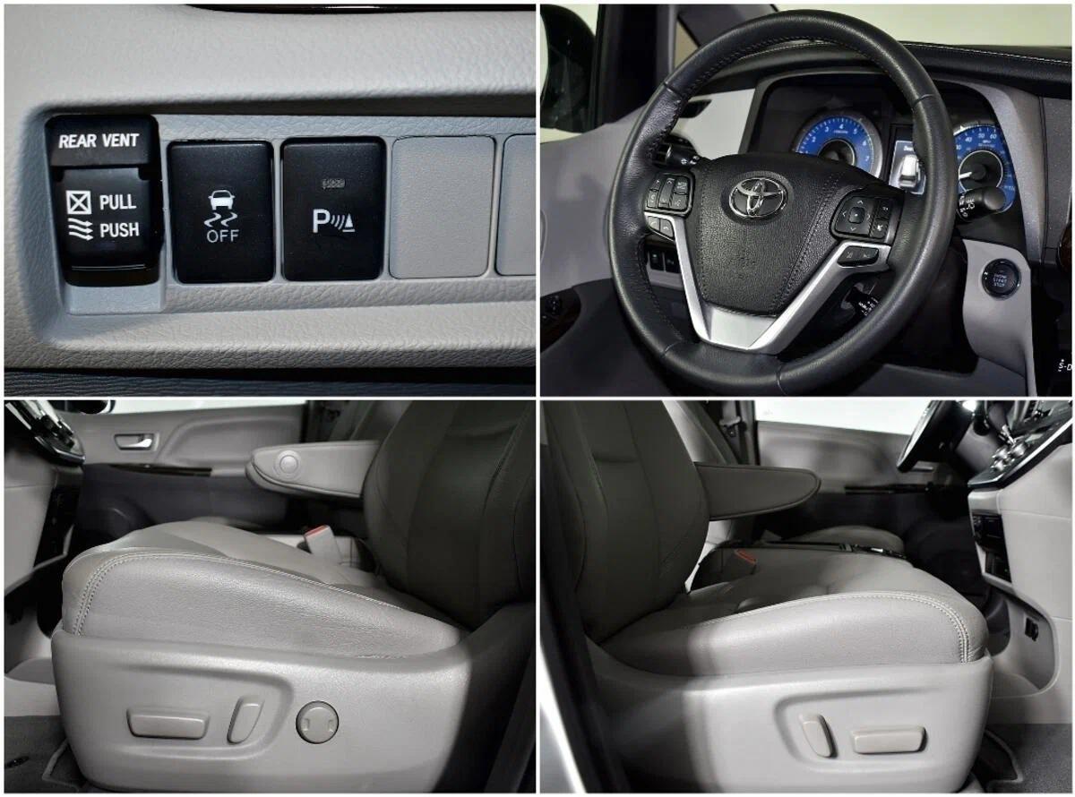 Toyota Sienna 2018, белый