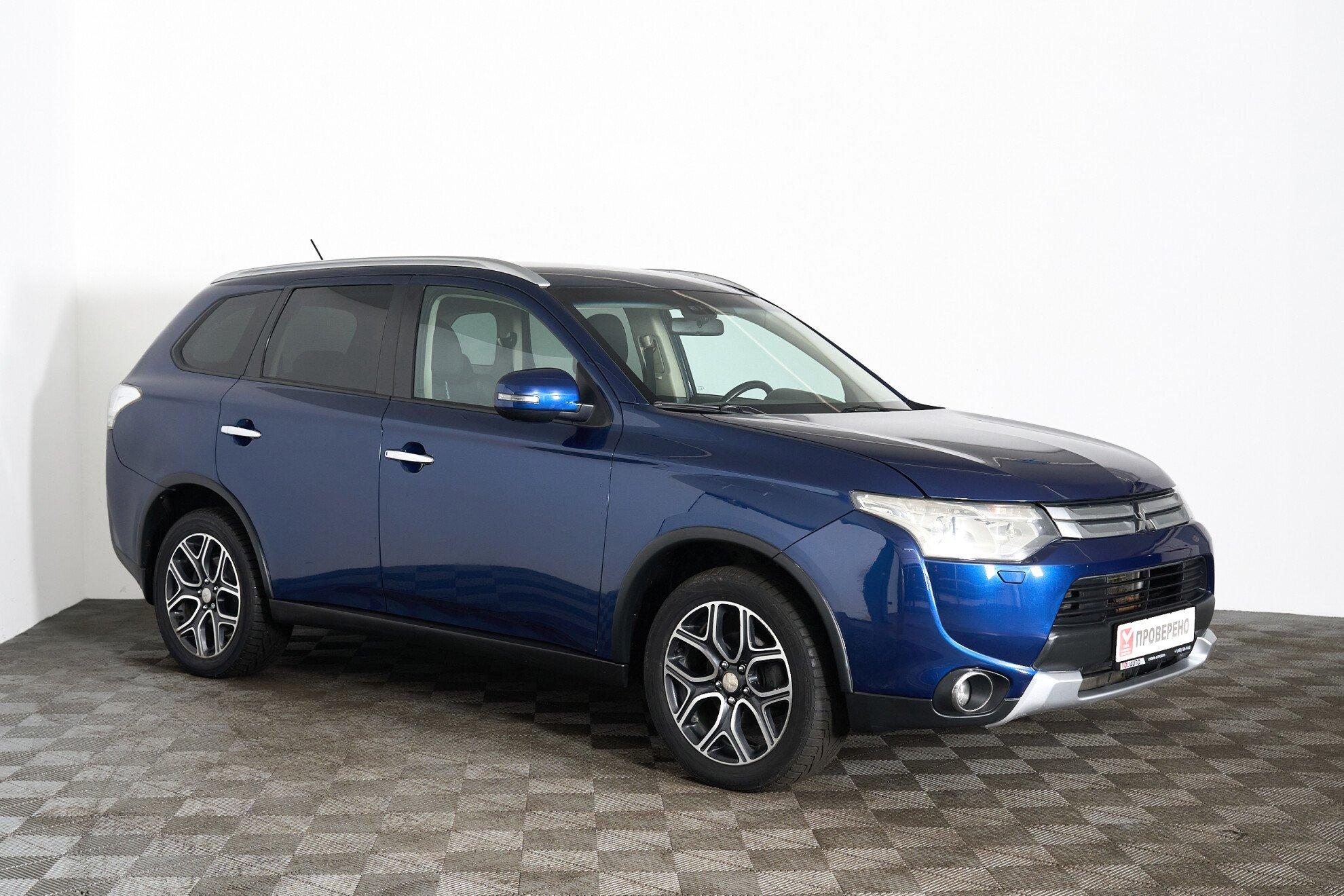 Mitsubishi Outlander 2014, синий