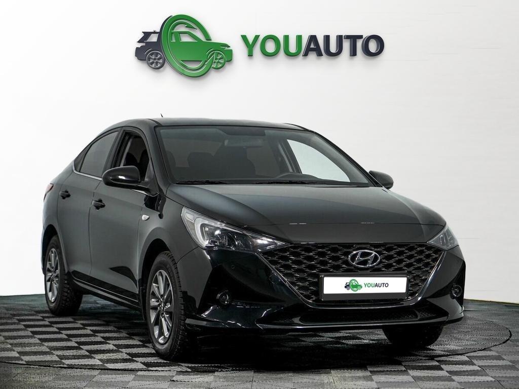 Hyundai Solaris 2022, черный