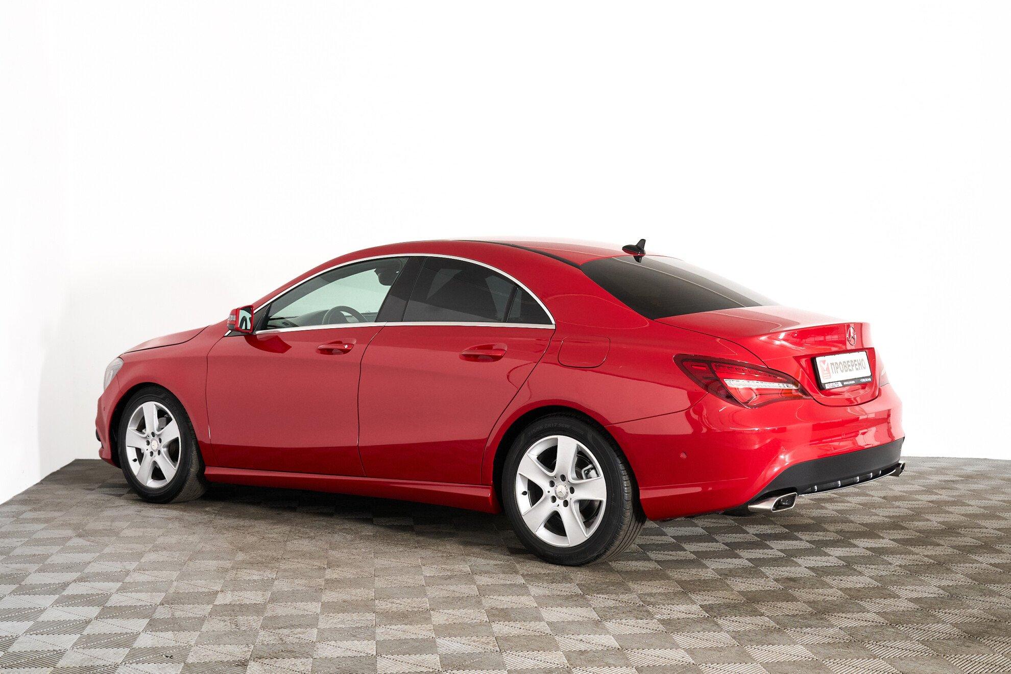 Mercedes-Benz CLA 2014, красный