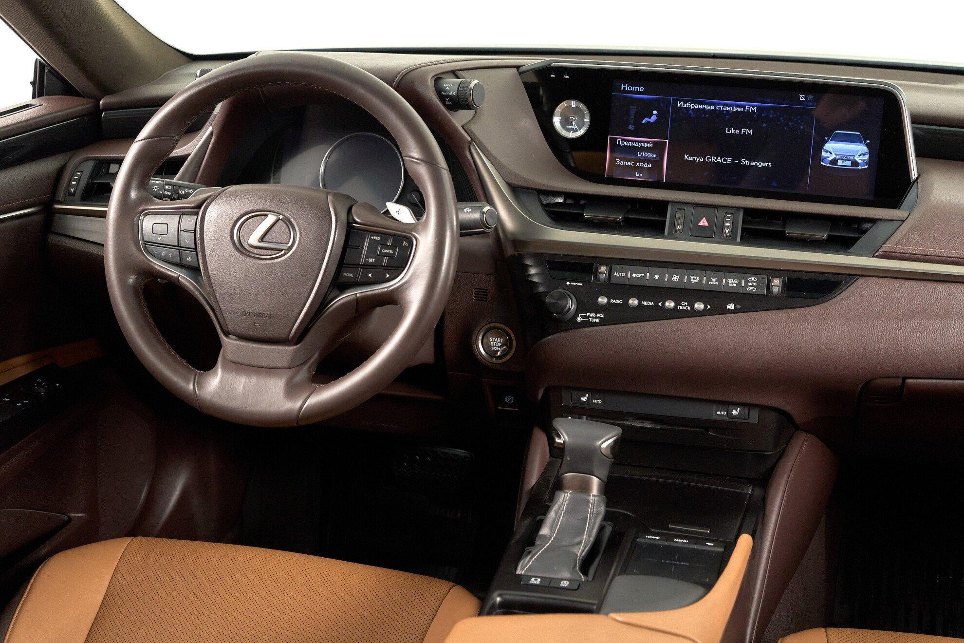 Lexus ES 2018, синий