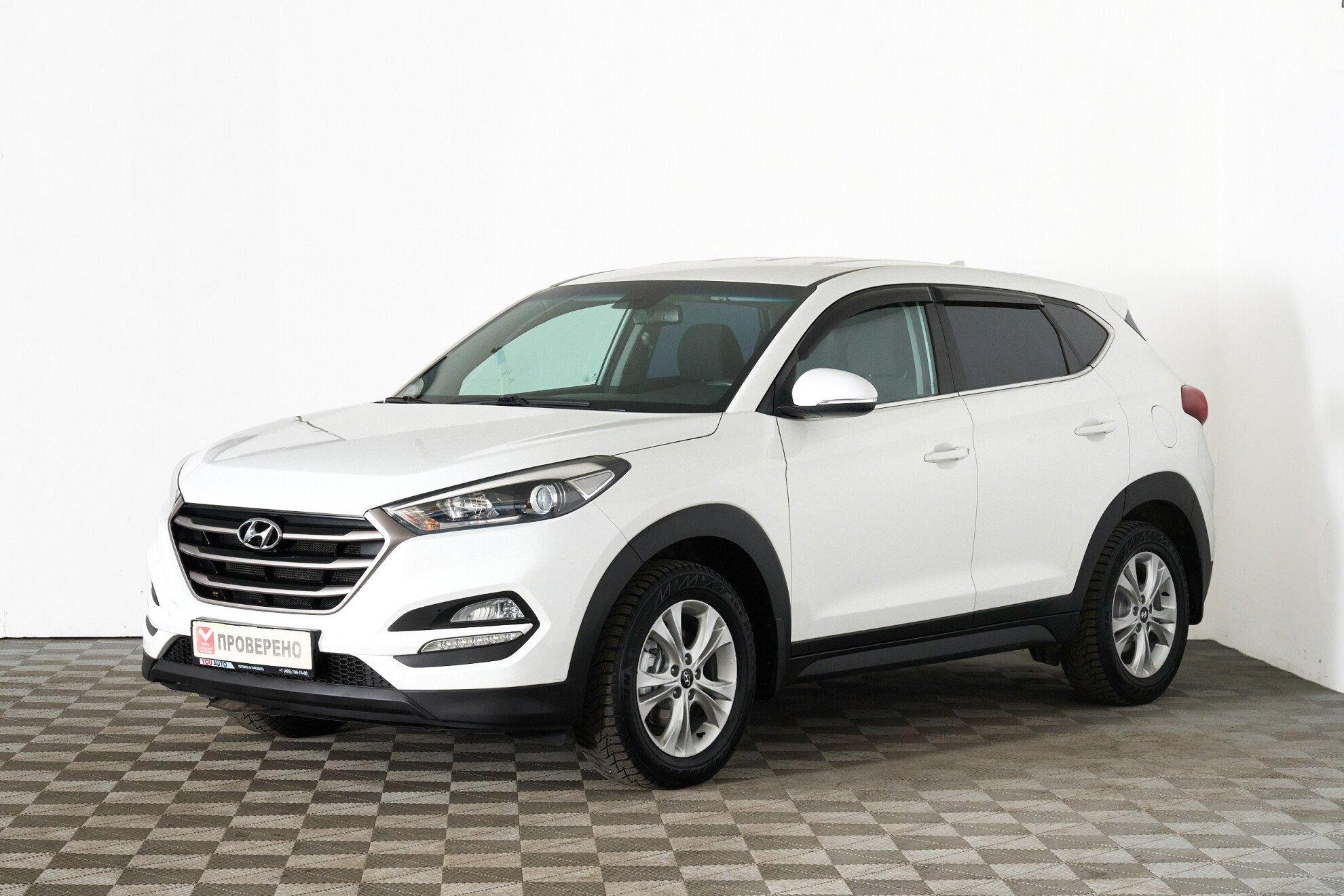 Hyundai Tucson 2017, белый