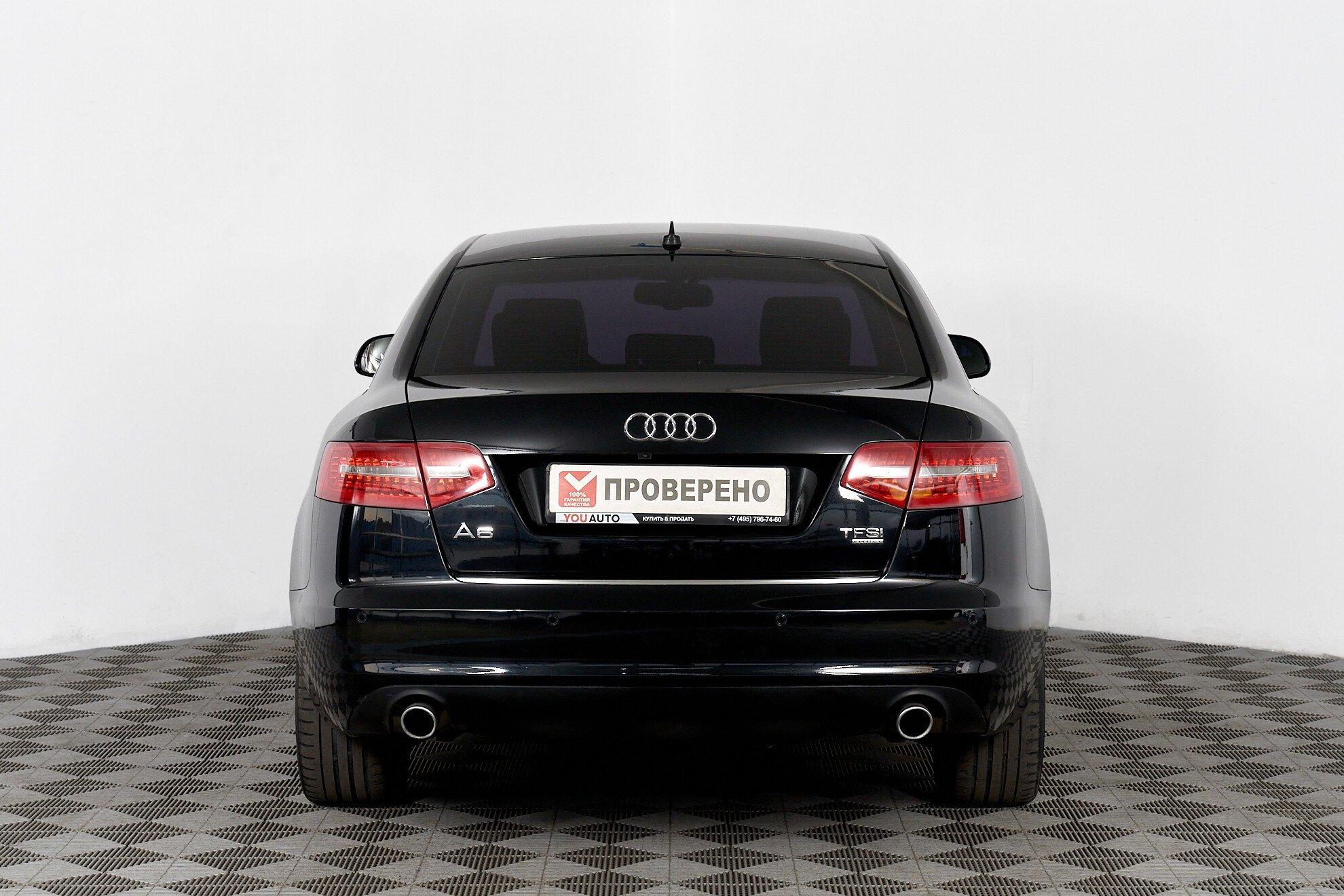 Audi A6 2010, черный