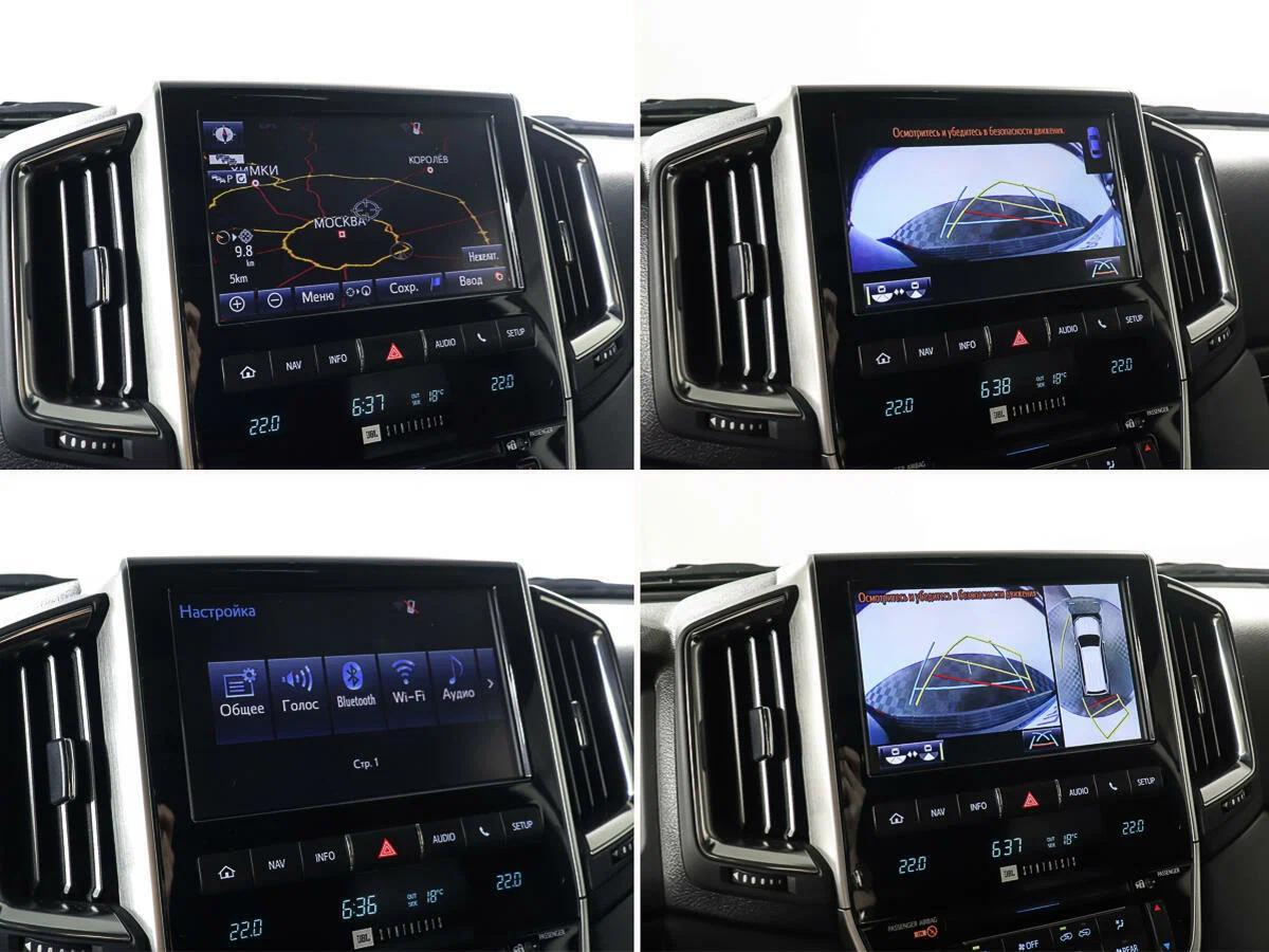 Toyota Land Cruiser 2018, черный