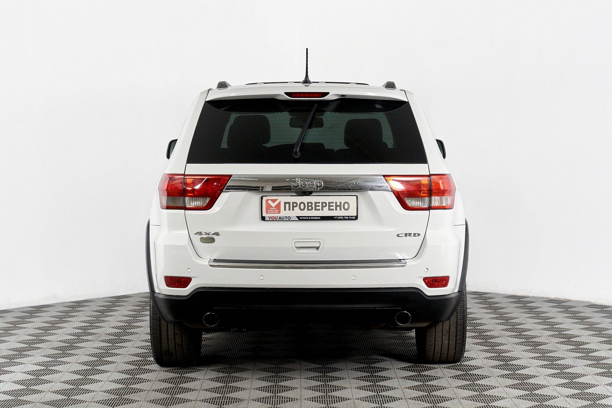Jeep Grand Cherokee 2012, белый