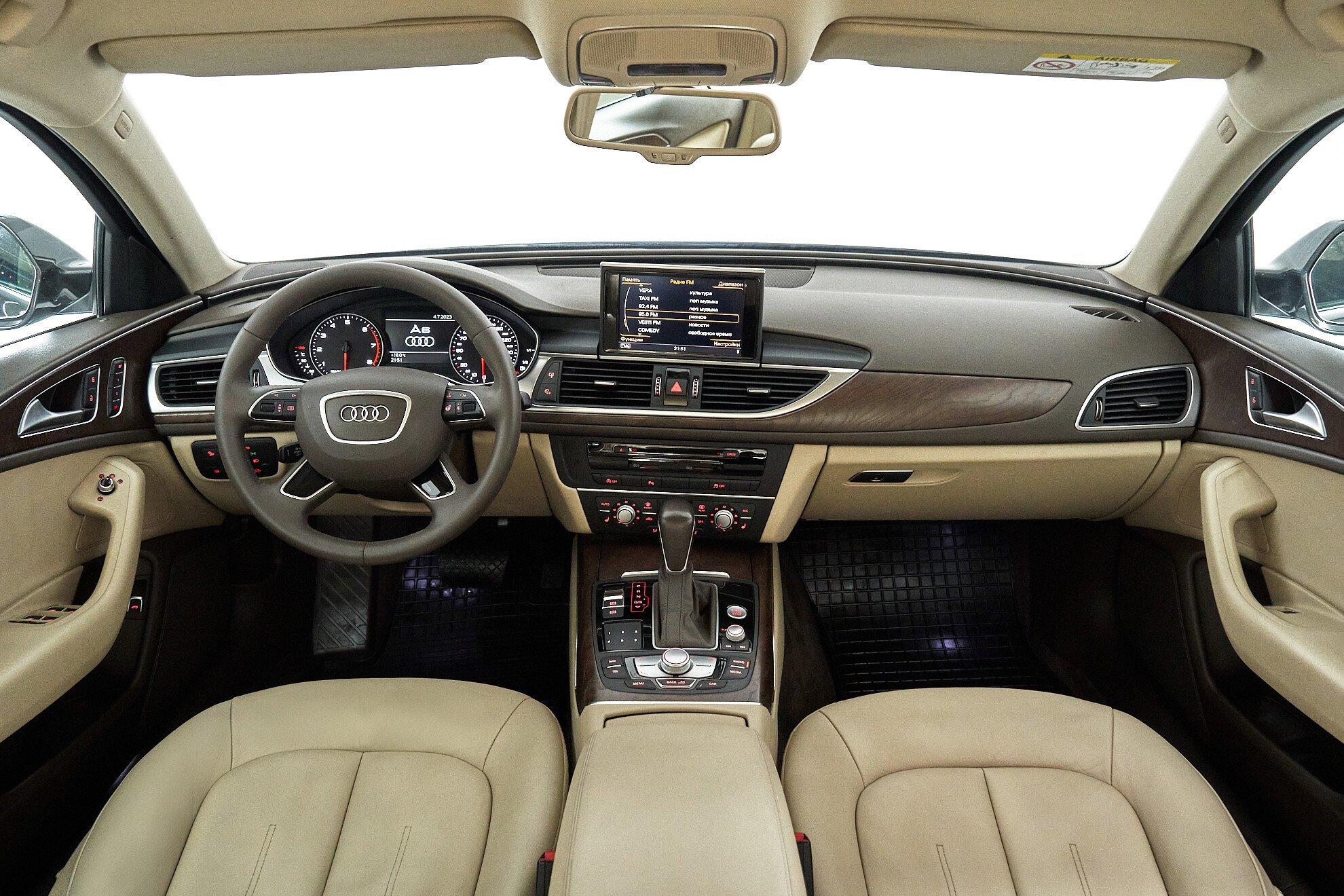 Audi A6 2017, черный