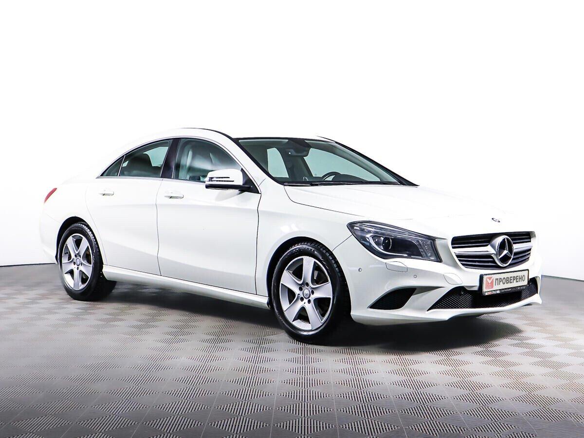 Mercedes-Benz CLA 2015, белый
