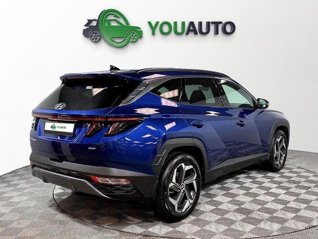 Hyundai Tucson 2022, синий