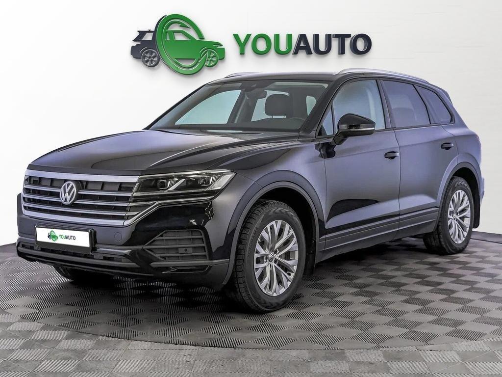 Volkswagen Touareg 2019, синий