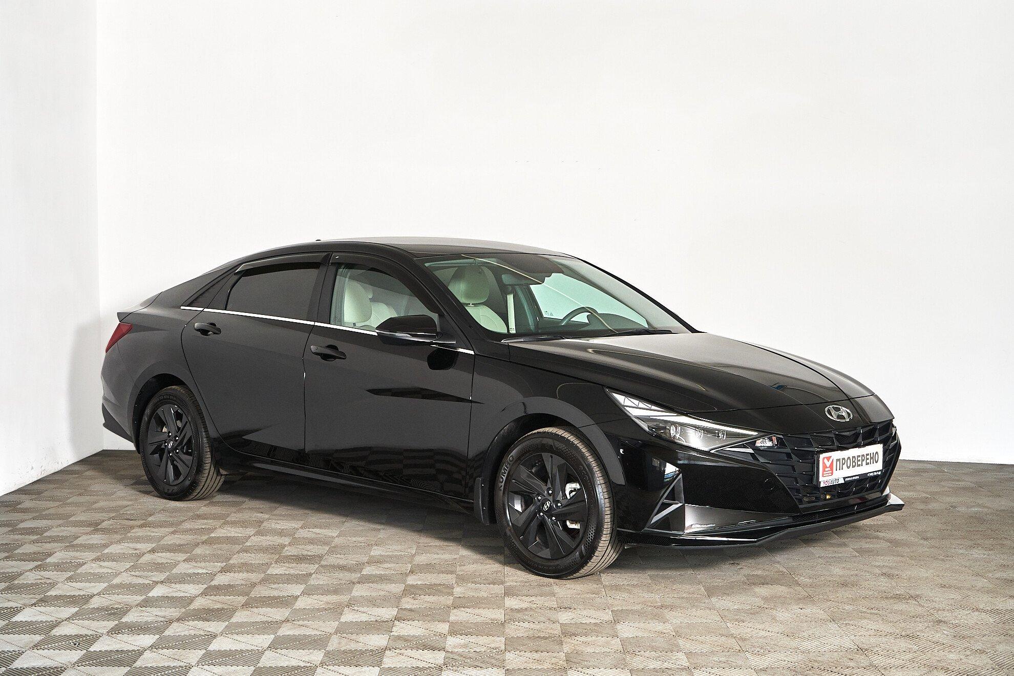 Hyundai Elantra 2022, черный