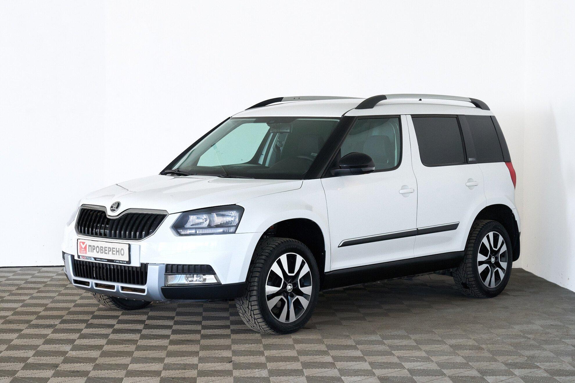 Skoda Yeti 2015, белый