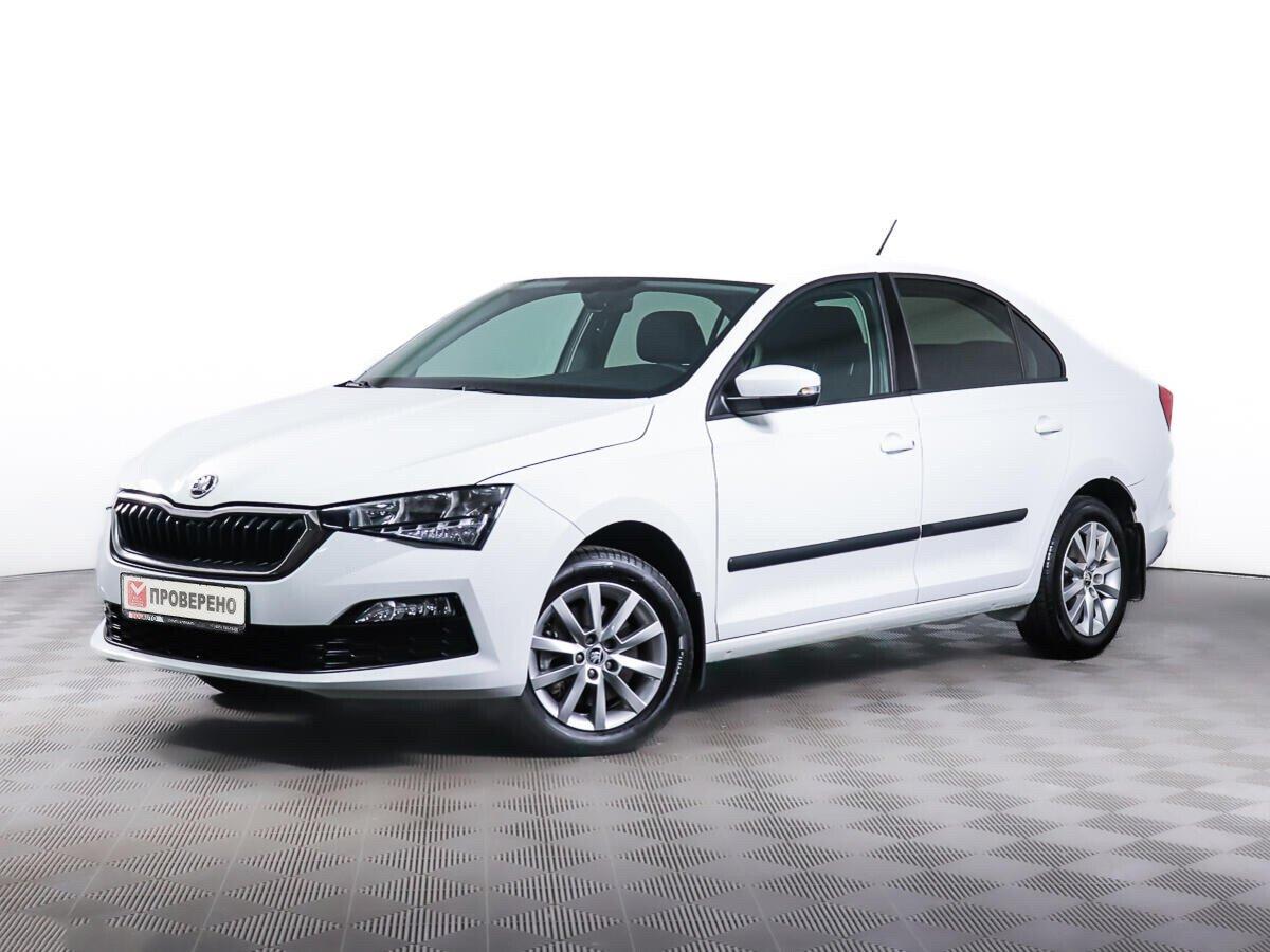 Skoda Rapid 2022, белый