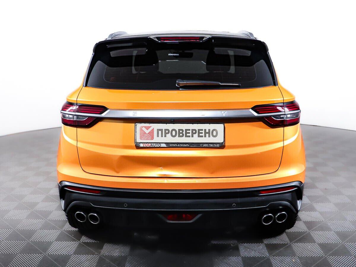 Geely Coolray 2022, желтый