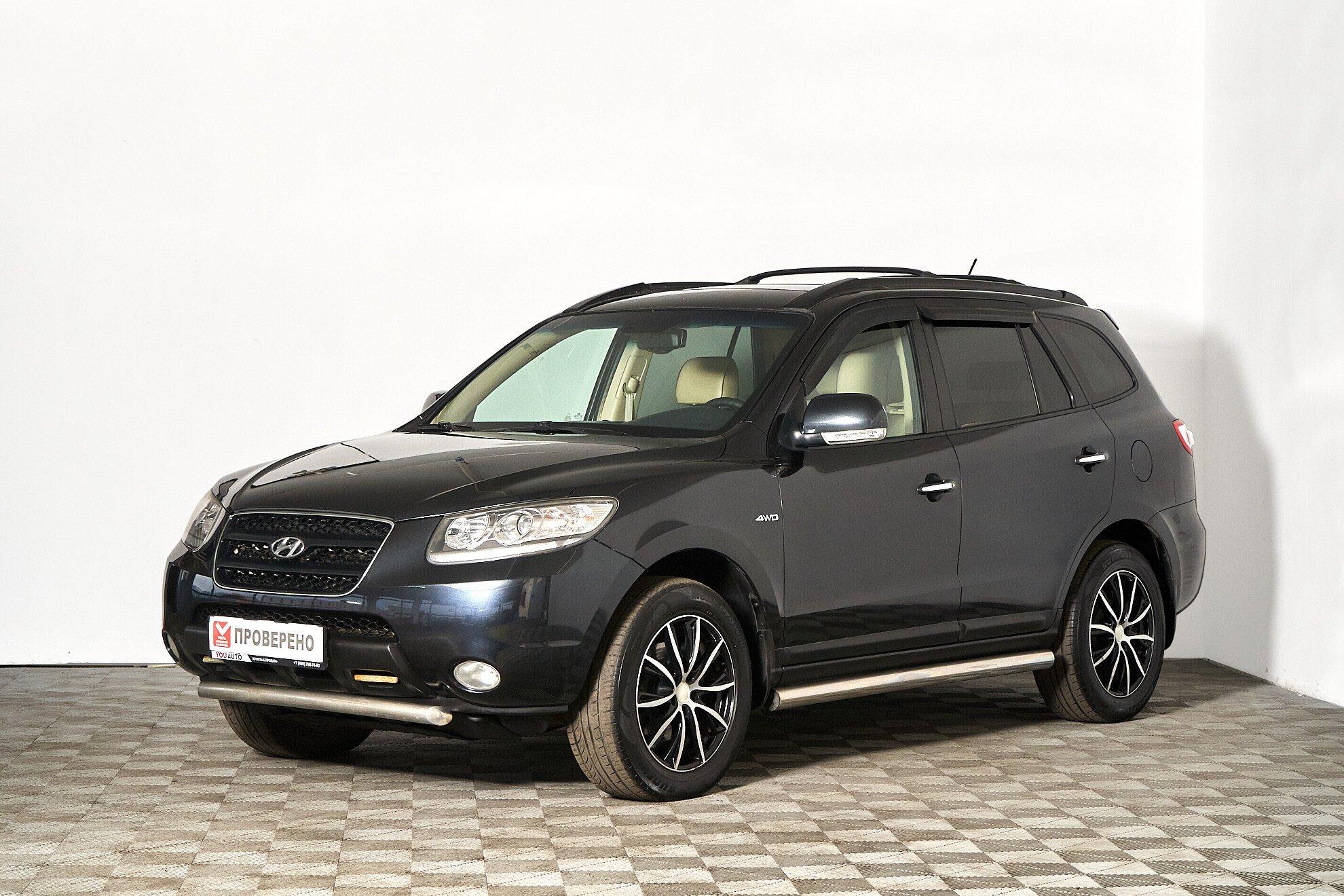 Hyundai Santa Fe 2008, черный