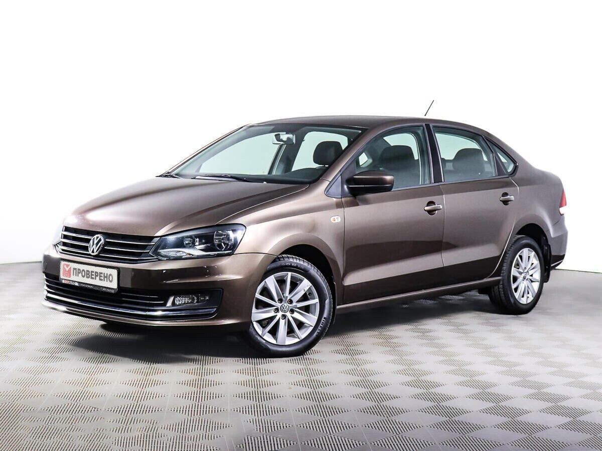 Volkswagen Polo 2019, коричневый