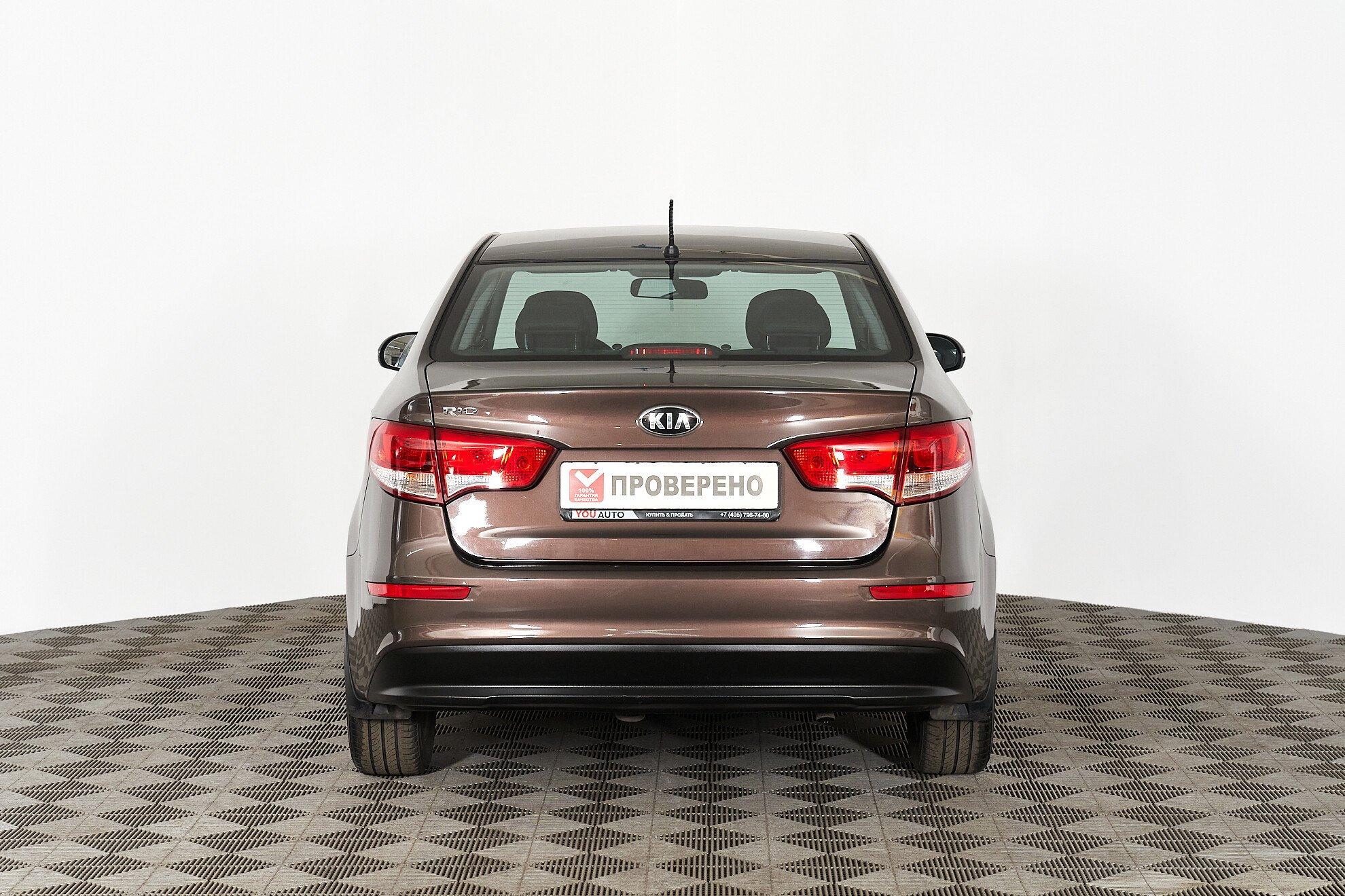 Kia Rio 2016, коричневый
