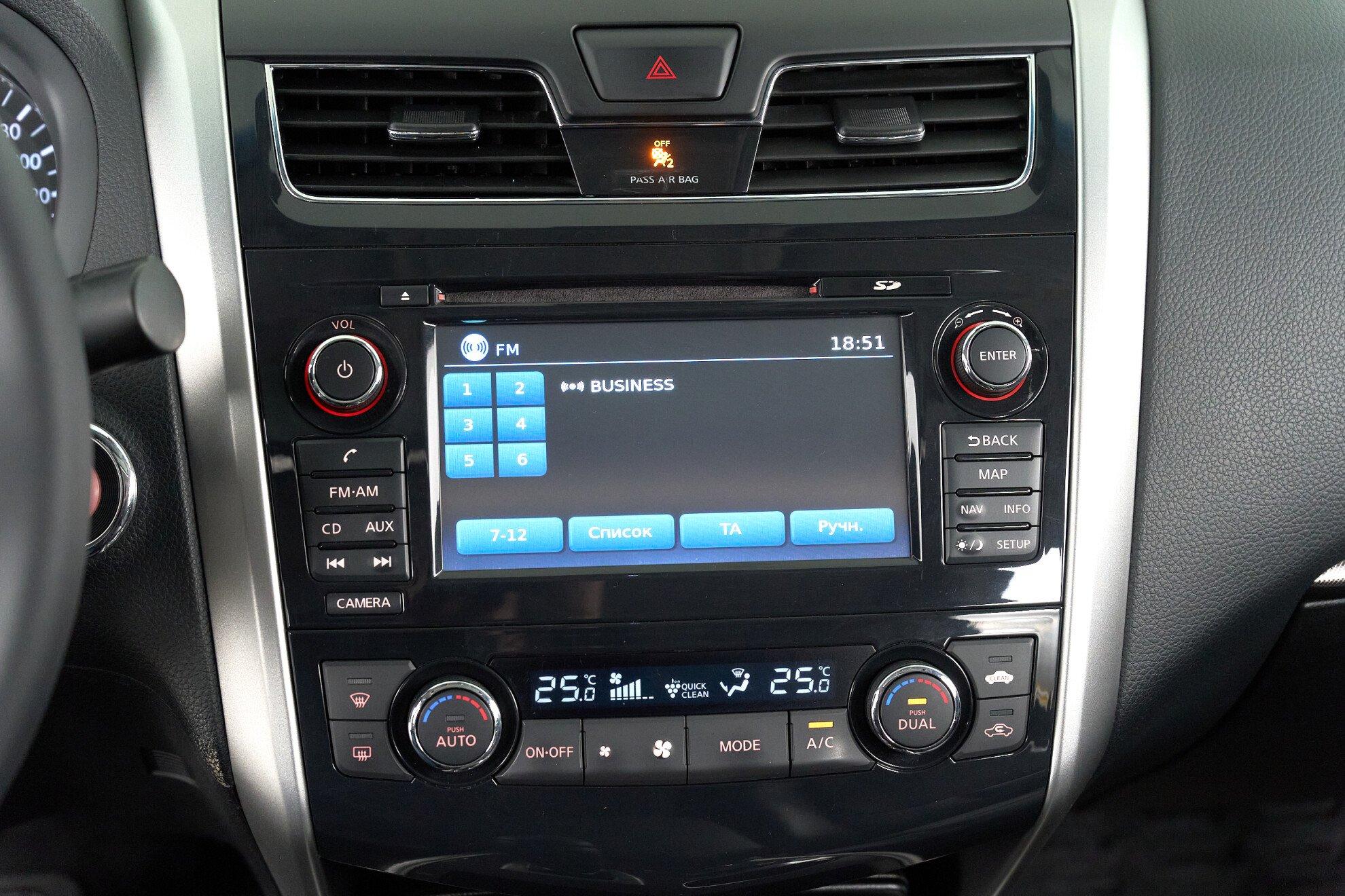 Nissan Teana 2014, черный