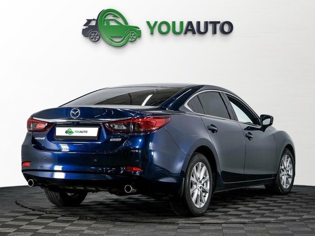 Mazda 6 2018, синий